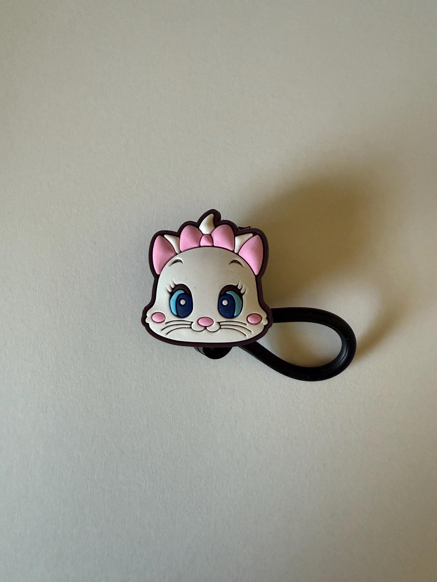 Marie Aristocats, Straw Topper Straw Cover Beverage Protector for Stanley | Straw Toppers Set