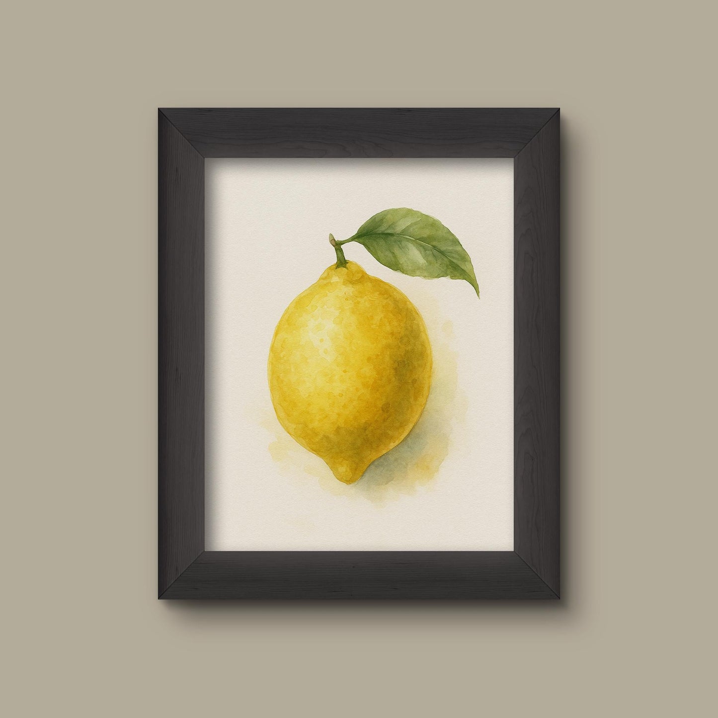 Watercolor Lemon Art Print | Wall Decor | Botanical | Fine Art Print