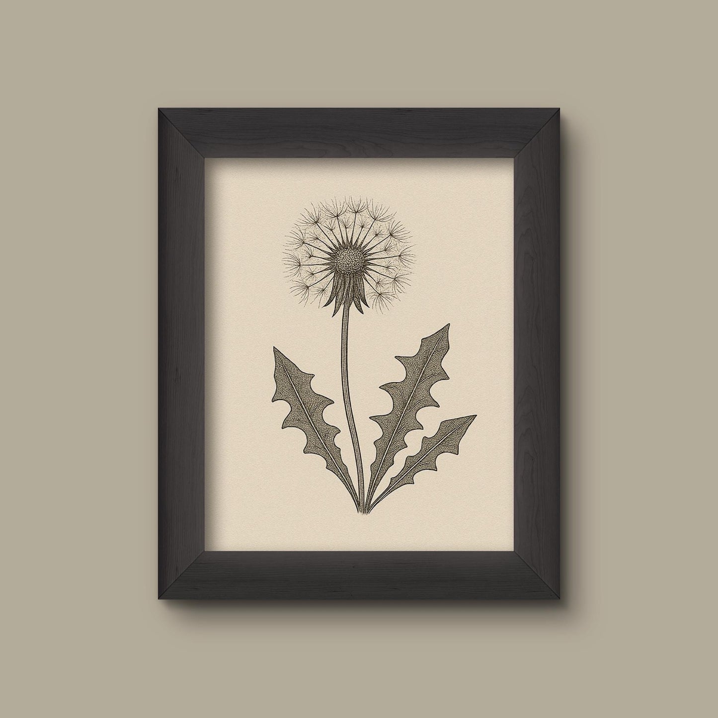 Vintage Dandelion Botanical Art Print | Fine Art Print
