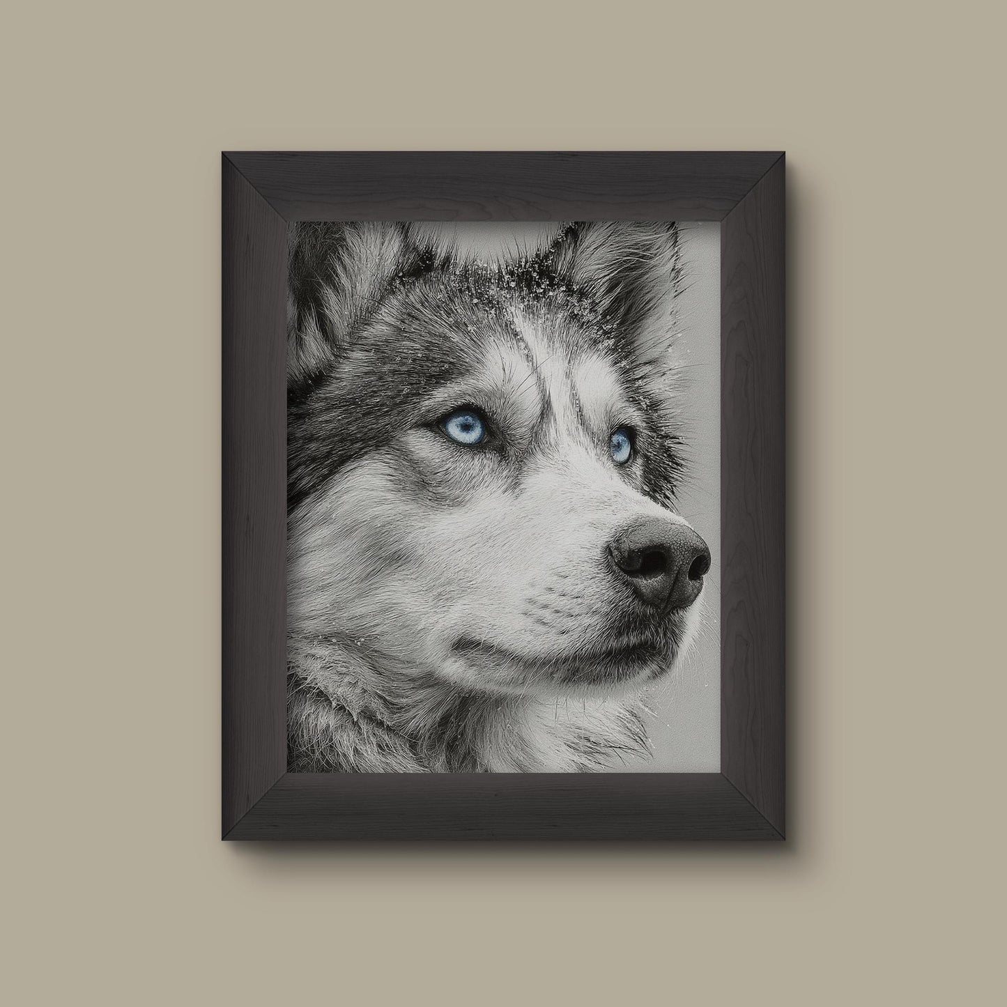 Snowy Husky Art Print | Fine Art Print