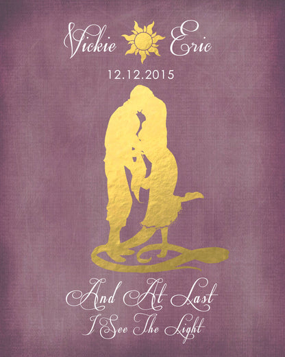 Disney Cinderella Wedding, Disney Wedding Gift, Personalized Disney Wedding Gift, Couple Gift, Disney Princess, Anniversary Gift, Carriage. | Metallic