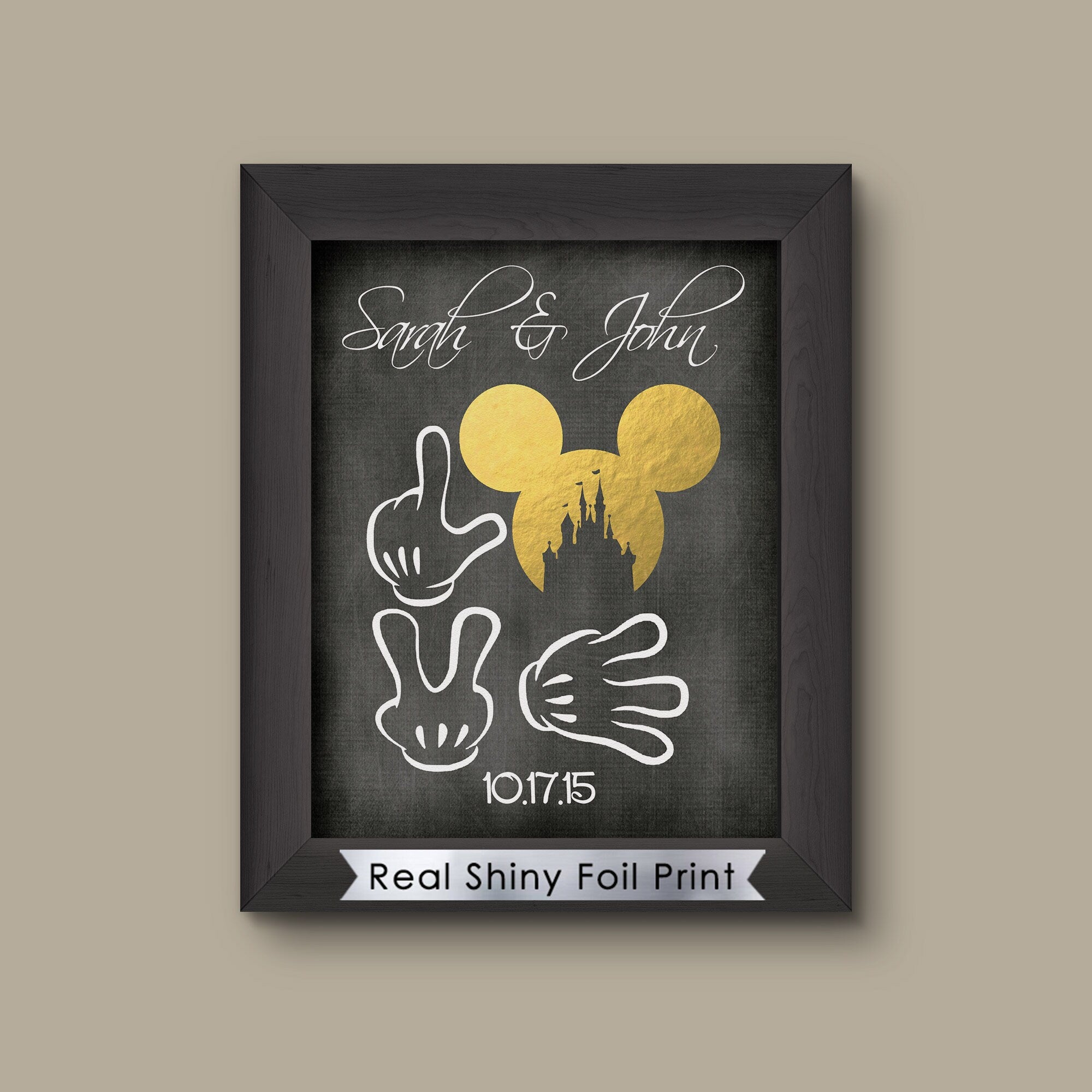 Mickey Hand-Sign Art, Disney Sign Language Gift, Sign Langua – Prints ...
