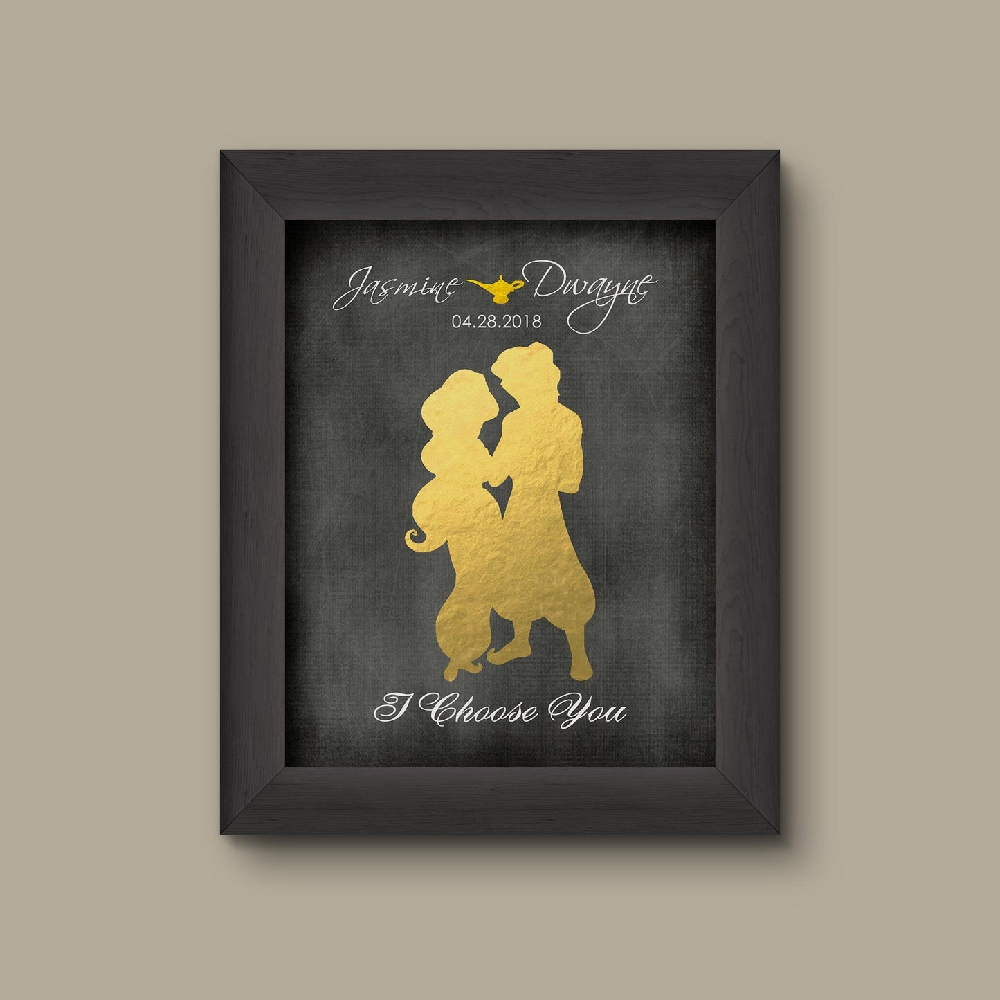 Disney Cinderella Wedding, Disney Wedding Gift, Personalized Disney Wedding Gift, Couple Gift, Disney Princess, Anniversary Gift, Carriage. | Metallic