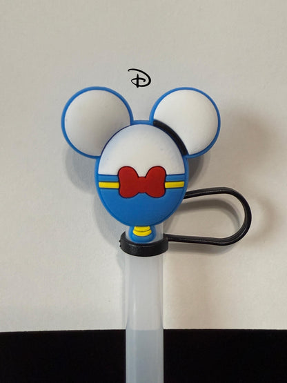 Star Wars Darth Vader, Boba Fett, Mandalorian Characters Straw Topper Straw Cover Beverage Protector for Stanley | Straw Toppers Set