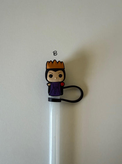 Star Wars Darth Vader, Boba Fett, Mandalorian Characters Straw Topper Straw Cover Beverage Protector for Stanley | Straw Toppers Set