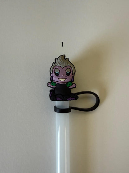 Star Wars Darth Vader, Boba Fett, Mandalorian Characters Straw Topper Straw Cover Beverage Protector for Stanley | Straw Toppers Set