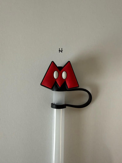 Star Wars Darth Vader, Boba Fett, Mandalorian Characters Straw Topper Straw Cover Beverage Protector for Stanley | Straw Toppers Set