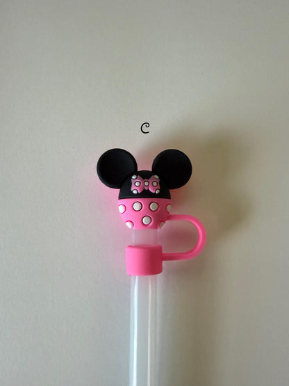 Star Wars Darth Vader, Boba Fett, Mandalorian Characters Straw Topper Straw Cover Beverage Protector for Stanley | Straw Toppers Set