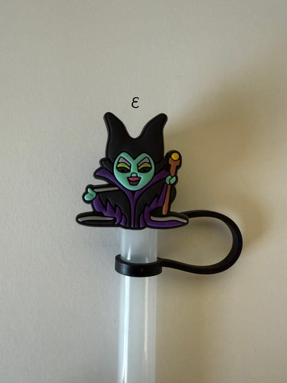 Star Wars Darth Vader, Boba Fett, Mandalorian Characters Straw Topper Straw Cover Beverage Protector for Stanley | Straw Toppers Set