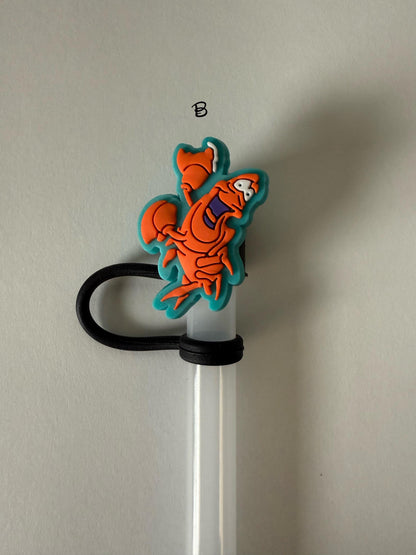 Star Wars Darth Vader, Boba Fett, Mandalorian Characters Straw Topper Straw Cover Beverage Protector for Stanley | Straw Toppers Set