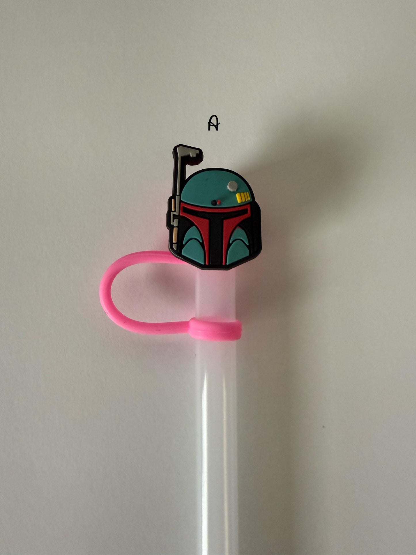 Star Wars Darth Vader, Boba Fett, Mandalorian Characters Straw Topper Straw Cover Beverage Protector for Stanley | Straw Toppers Set