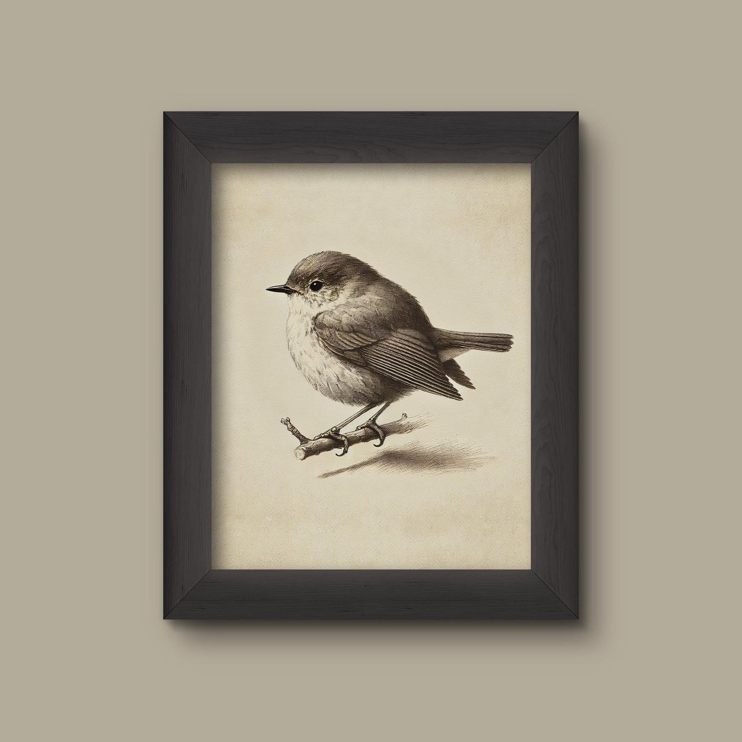 Vintage Bird Sketch Art Print | Fine Art Print