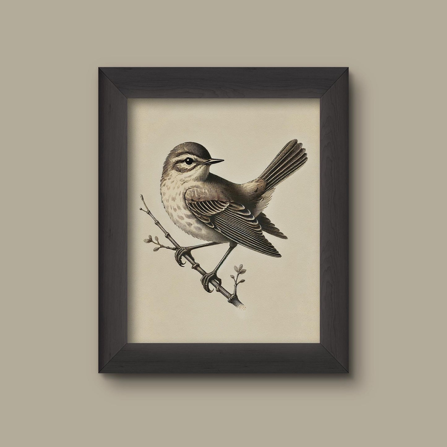 Vintage Songbird Art Print | Fine Art Print