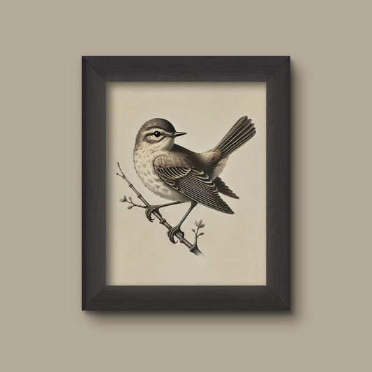 Vintage Songbird Art Print | Fine Art Print