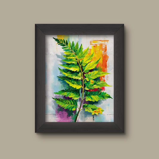 Watercolor Vibrant Botanical Art Print | Floral Wall Decor | Botanical Flower Painting | Fine Art Print