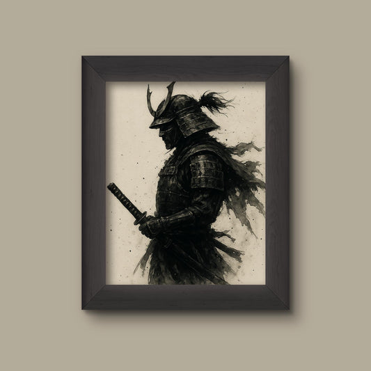 Samurai Warrior Art – Japanese Wall Print | Fine Art Print